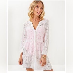 NWT Lilly Pulitzer Brailey Eyelet Cover Up